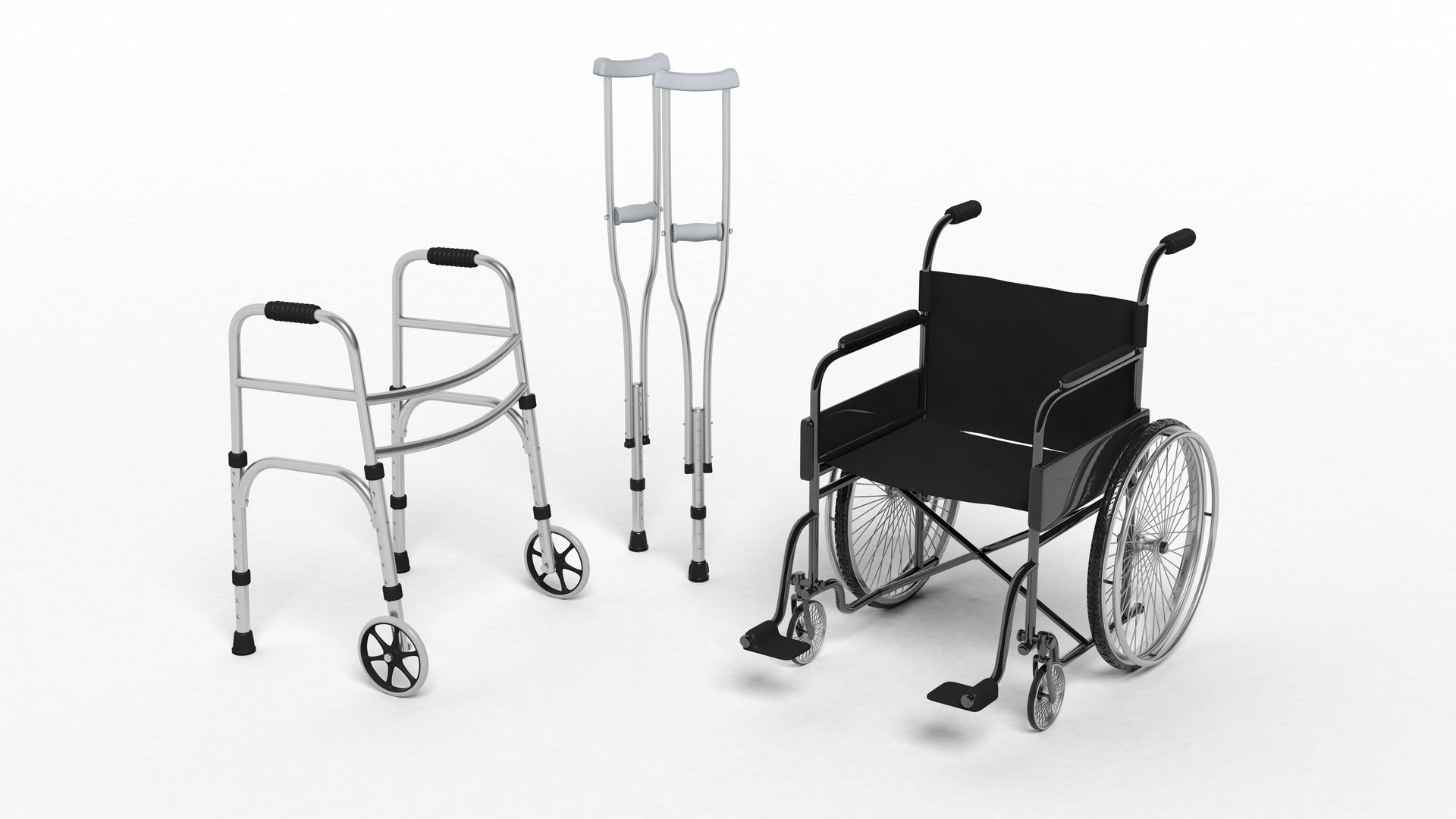 Black disability wheelchair